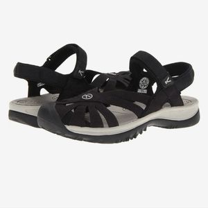 Keen Women's Sport Rose Sling Back Sandal in Black